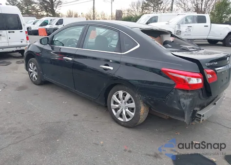 2018 Nissan Sentra S z USA, uszkodzony, nr VIN 3N1AB7AP4JY327515